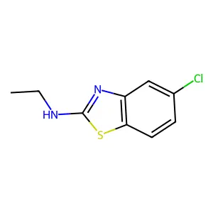 5-chloro-N-ethyl-1,3-benzothiazol-2-amine structure