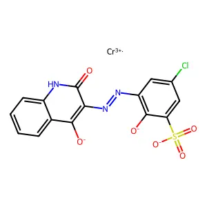 C15H7ClCrN3O6S structure