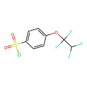 Benzenesulfonyl chloride, 4-(1,1,2,2-tetrafluoroethoxy)- structure