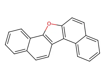 Dinaphtho(1,2-b:1',2'-d)furan structure
