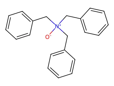 Tribenzylamine N-oxide structure
