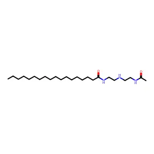 Octadecanamide, N-[2-[[2-(acetylamino)ethyl]amino]ethyl]- structure