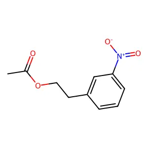 m-Nitrophenethyl acetate structure
