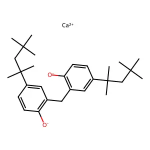 Phenol, 2,2'-methylenebis[4-(1,1,3,3-tetramethylbutyl)-, calcium salt (1:?) structure