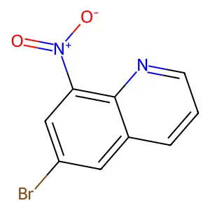6-Bromo-8-nitroquinoline structure