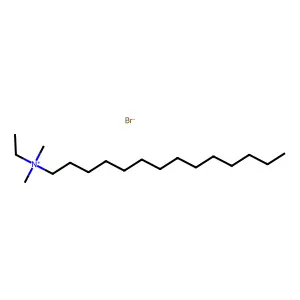 乙基二甲基十四烷基溴化铵 structure
