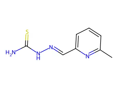 6-Methyl-2-formylpyridine thiosemicarbazone structure