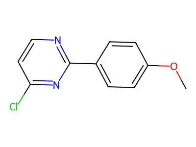 4-Chloro-2-(4-methoxyphenyl)pyrimidine structure