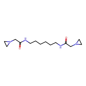 1-Aziridineacetamide, N,N'-hexamethylenebis- structure