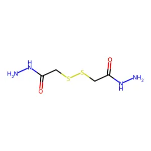 2,2'-二硫双(乙酸)-1,1'-二酰肼 structure