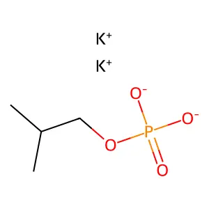 Phosphoric acid, mono(2-methylpropyl) ester, potassium salt (1:2) structure
