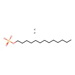 1-Tridecanol, 1-(dihydrogen phosphate), potassium salt (1:2) structure