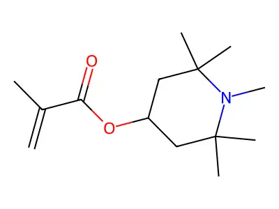 1,2,2,6,6-Pentamethyl-4-piperidyl acrylate structure