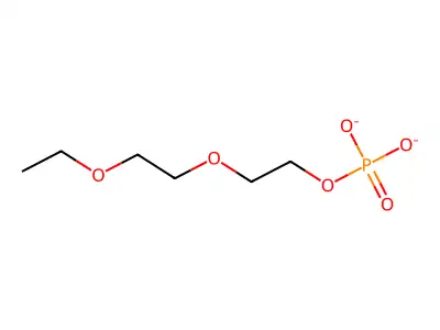 2-(2-Ethoxyethoxy)ethyl dihydrogen phosphate structure