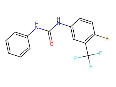 1-(4-Bromo-3-(trifluoromethyl)phenyl)-3-phenylurea structure