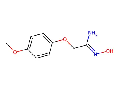N-Hydroxy-2-(4-Methoxy-Phenoxy)-Acetamidine structure