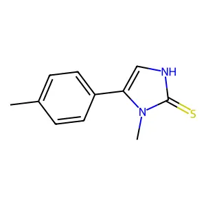 1-甲基-5-(4-甲基苯基)-1H-咪唑-2-硫醇 structure