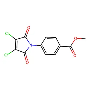 methyl 4-(3,4-dichloro-2,5-dioxo-2,5-dihydro-1H-pyrrol-1-yl)benzoate structure