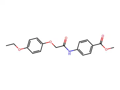 Methyl 4-[2-(4-ethoxyphenoxy)acetamido]benzoate structure