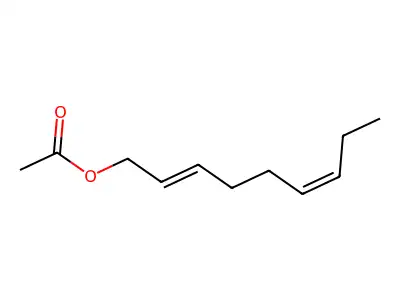 Nonadienyl acetate, (2E,6Z)- structure