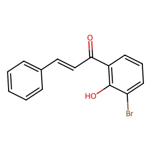 2-Propen-1-one, 1-(3-bromo-2-hydroxyphenyl)-3-phenyl- structure
