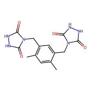 4-[[5-[(3,5-dioxo-1,2,4-triazolidin-4-yl)methyl]-2,4-dimethy structure