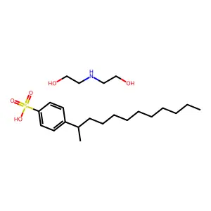 Benzenesulfonic acid, 4-sec-dodecyl-, compd. with 2,2'-iminobis[ethanol] (1:1) structure