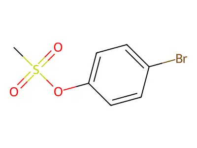 4-Bromophenyl methanesulfonate structure