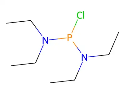 二(二乙氨基)氯化磷 structure