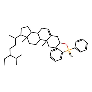 O-Stigmast-5-en-3-yl diphenylphosphinoselenoate structure