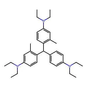 Benzenamine, 4,4'-[[4-(diethylamino)phenyl]methylene]bis[N,N-diethyl-3-methyl- structure