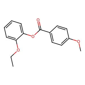 2-Ethoxyphenyl 4-methoxybenzoate structure
