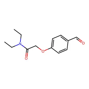 N,N-diethyl-2-(4-formylphenoxy)acetamide structure