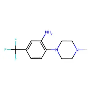 2-(4-Methylpiperazin-1-yl)-5-(trifluoromethyl)aniline structure