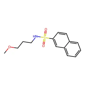 (3-Methoxypropyl)(2-naphthylsulfonyl)amine structure