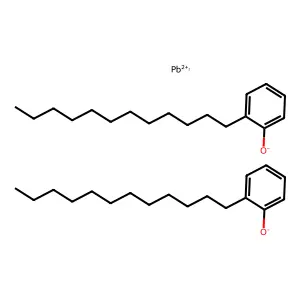 Phenol, dodecyl-, lead(2+) salt (2:1) structure