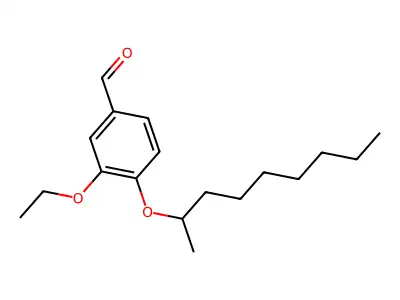 3-Ethoxy-4-(methyloctyloxy)benzaldehyde structure
