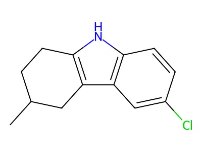 6-chloro-3-methyl-2,3,4,9-tetrahydro-1H-carbazole structure