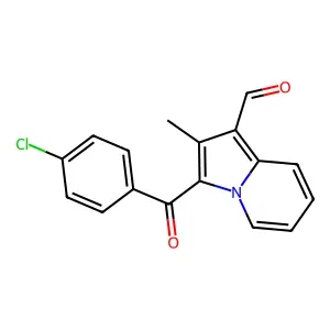 3-(4-Chlorobenzoyl)-2-methylindolizine-1-carbaldehyde structure