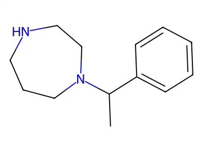 1-(1-Phenylethyl)-1,4-diazepane structure