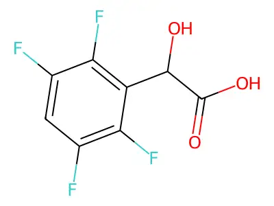 2-hydroxy-2-(2,3,5,6-tetrafluorophenyl)acetic Acid structure
