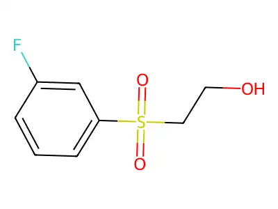 3-Fluorophenylsulfonylethanol structure
