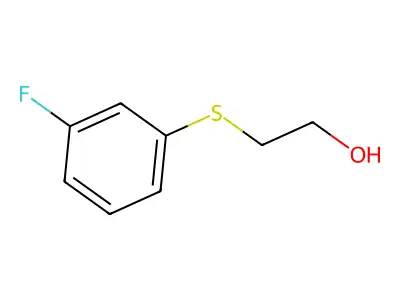 3-Fluorophenylthioethanol structure