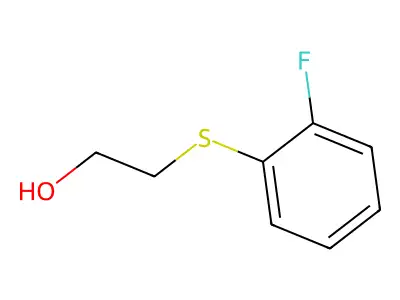 2-((2-Fluorophenyl)thio)ethanol structure