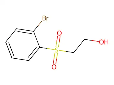 2-[(2-Bromophenyl)sulfonyl]ethanol structure