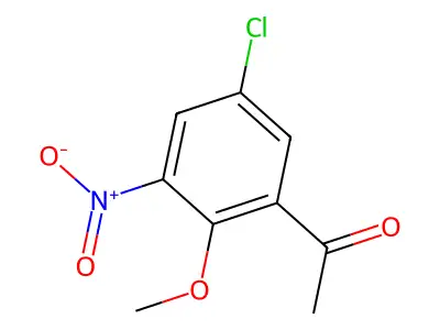 1-(5-Chloro-2-methoxy-3-nitrophenyl)ethanone structure