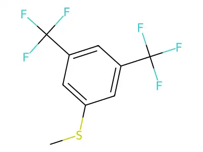 3,5-Bis(trifluoromethyl)thioanisole structure