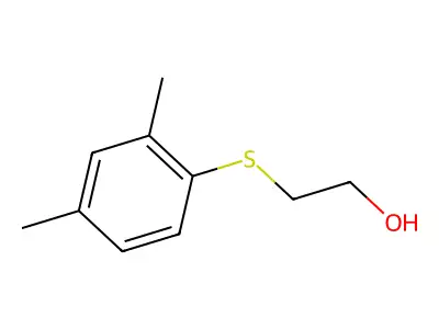 2-((2,4-Dimethylphenyl)thio)ethanol structure