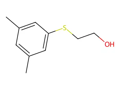 3,5-Dimethylphenylthioethanol structure