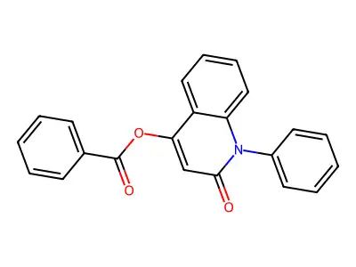 2(1H)-Quinolinone, 4-(benzoyloxy)-1-phenyl- structure